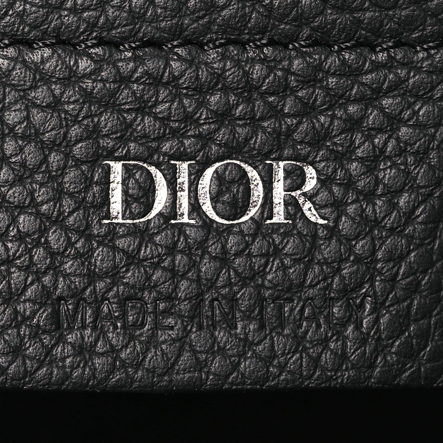 OBLIQUE JACQUARD GRAINED CALFSKIN LINGOT 50 BLACK