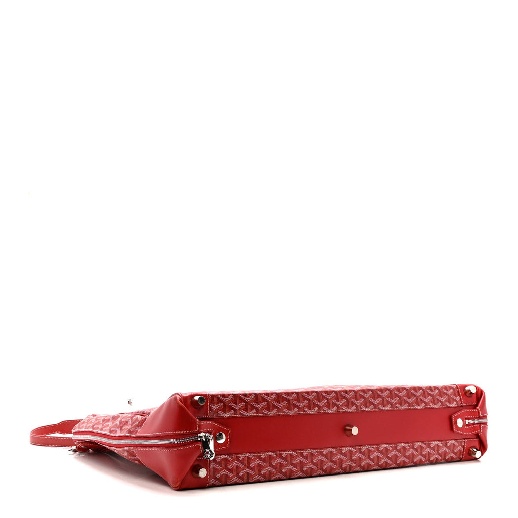 GOYARDINE PORTE-HABITS GARMENT BAG RED