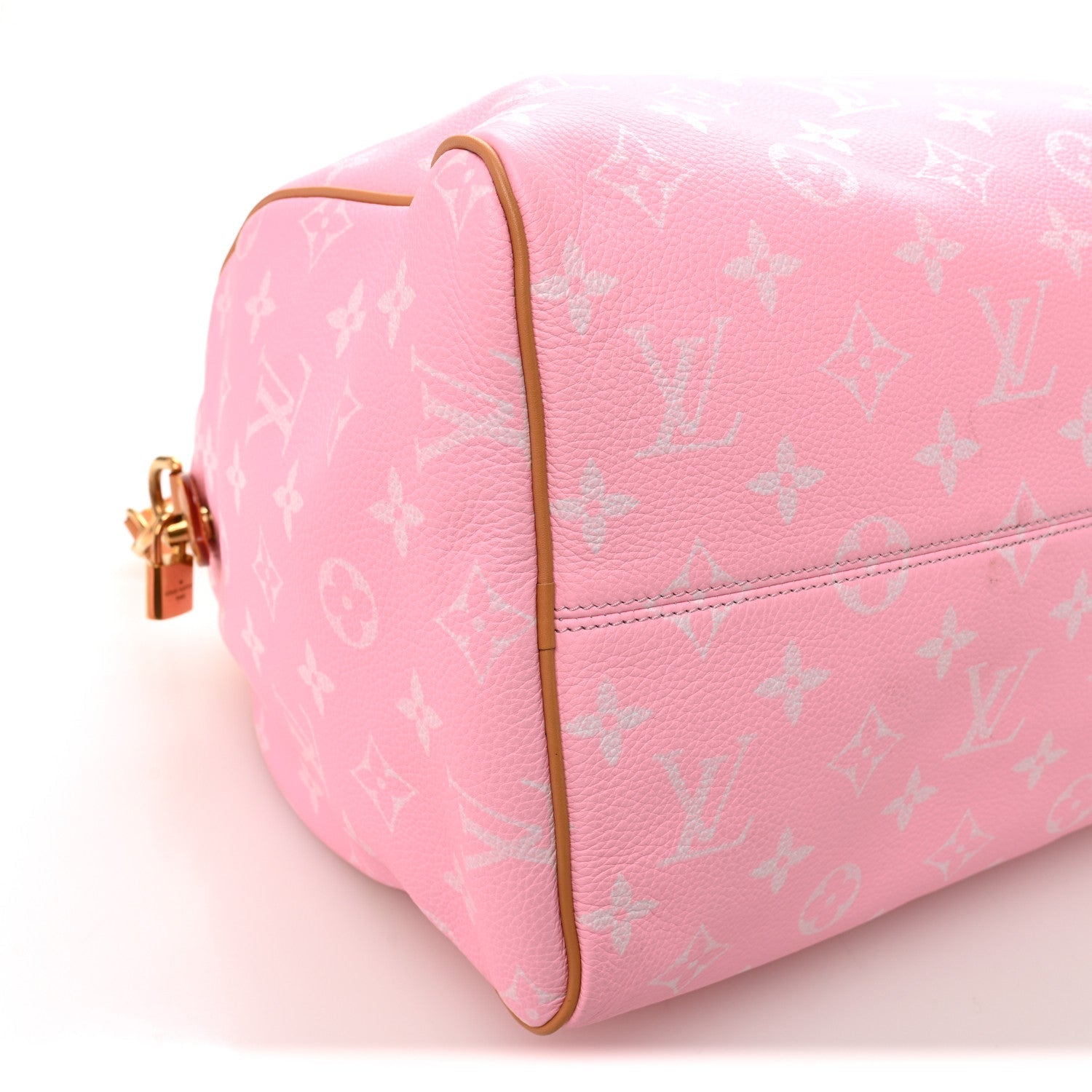 Calfskin Monogram Speedy P9 Bandouliere 40 Candy