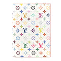 LV X TM Monogram Multicolor Passport Cover White