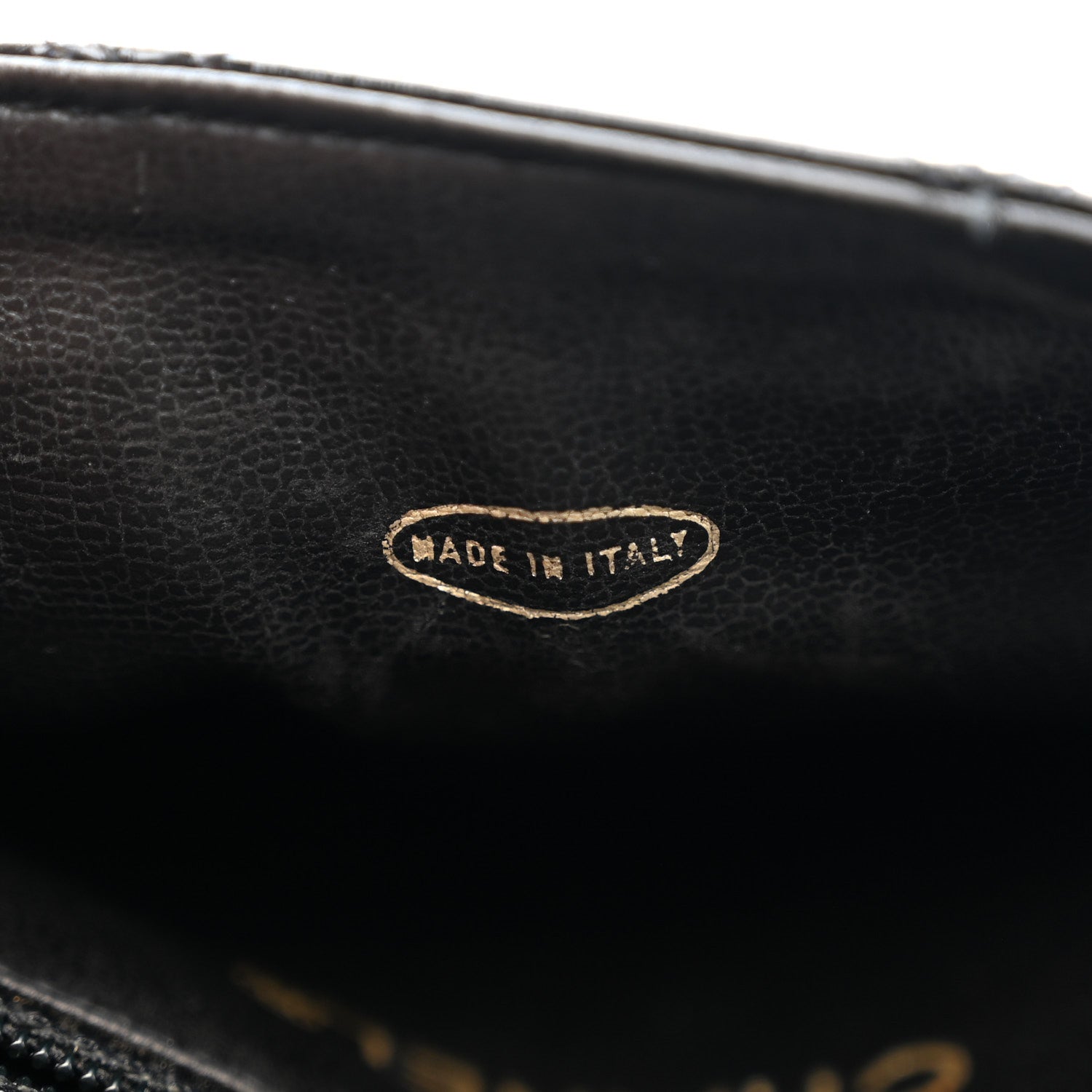 PATENT FLAP WAIST BELT BAG BLACK