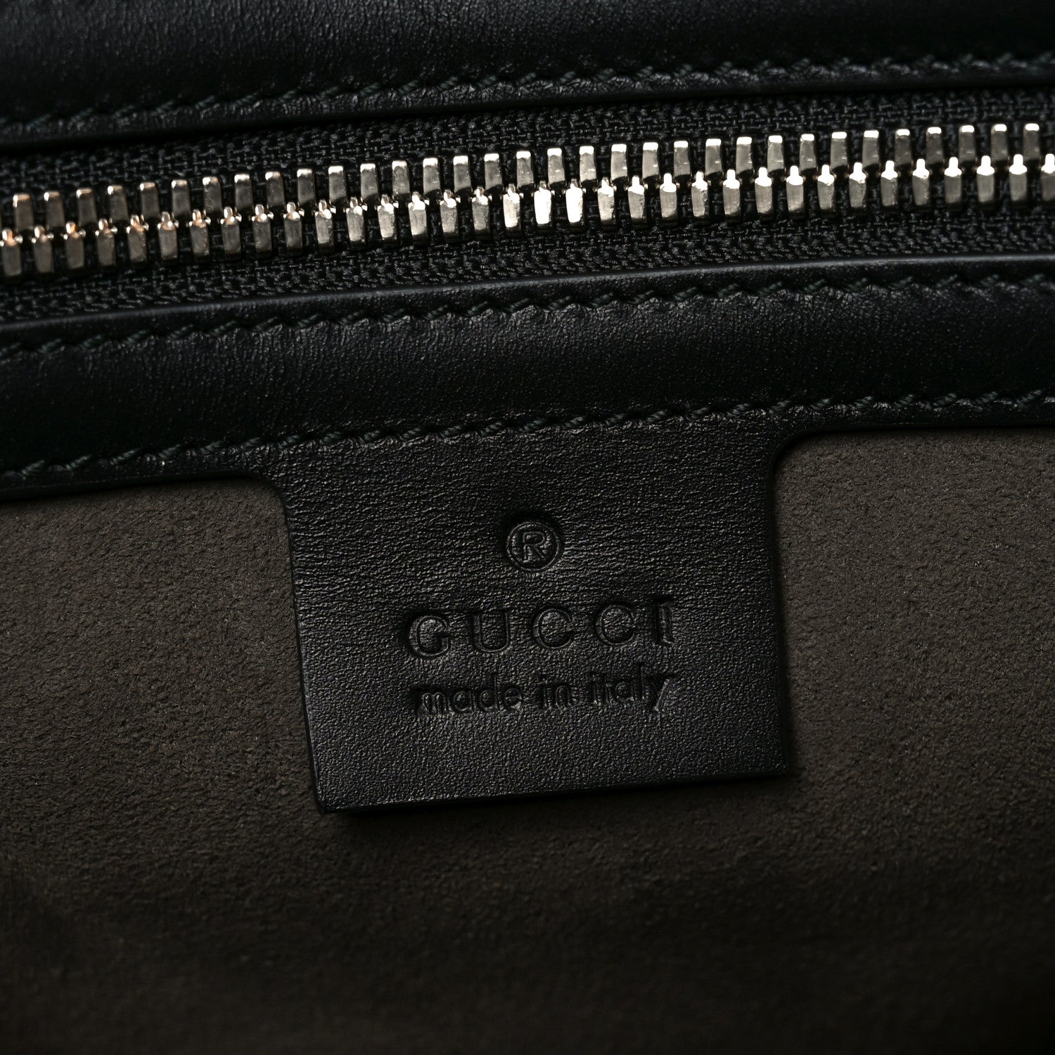 GG Supreme Monogram Selleria Calfskin Medium Duffle Beige Ebony Black