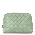 Nappa Intrecciato Small Beauty Pouch Fresh Mint
