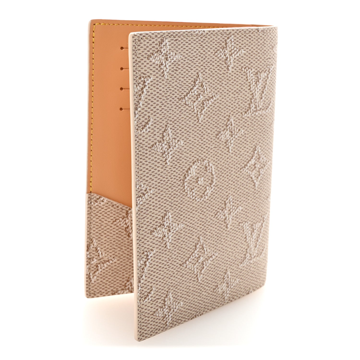 MONOGRAM HERITAGE PASSPORT COVER LIN