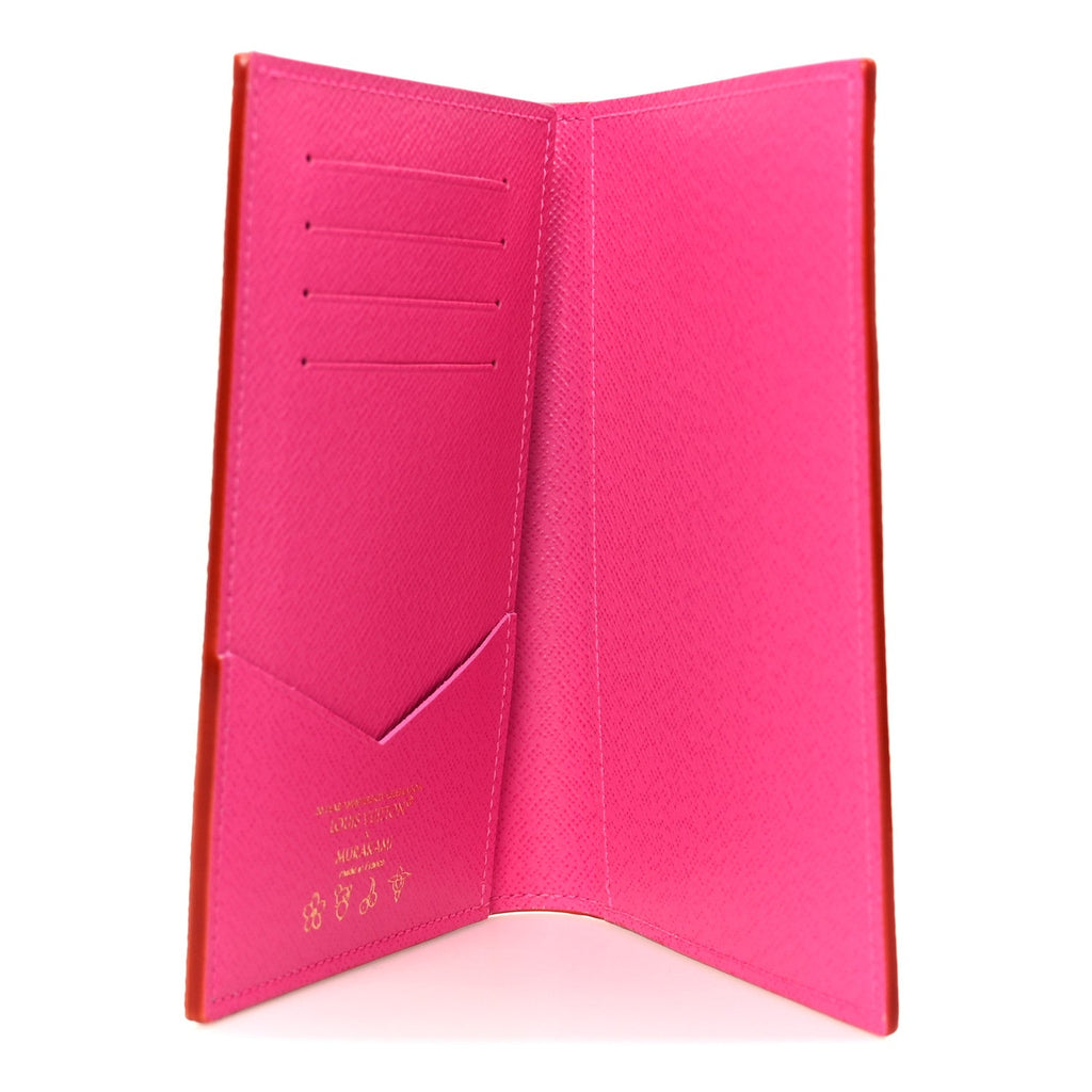 LV X TM Monogram Multicolor Passport Cover White