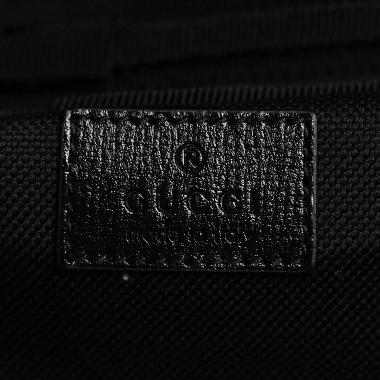 GG Supreme Monogram Large Four Wheel Suitcase Black Grey