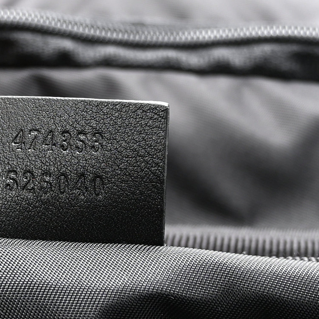 GG SUPREME MONOGRAM GRAN TURISMO SUITCASE BLACK GREY