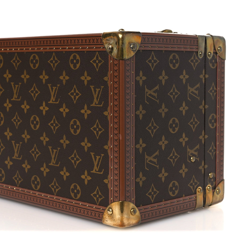 MONOGRAM BOITE BOUTEILLES ET GLACE BEAUTY TRAIN CASE