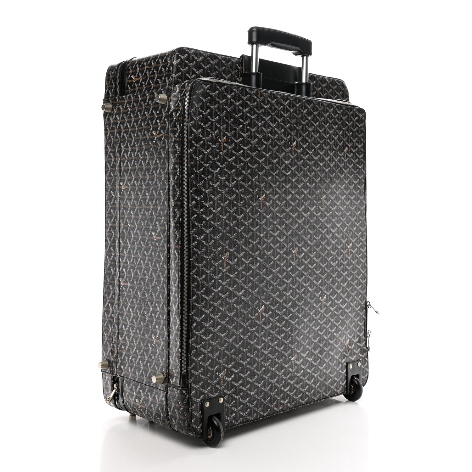 GOYARDINE TROLLEY ROLLING SUITCASE MM BLACK
