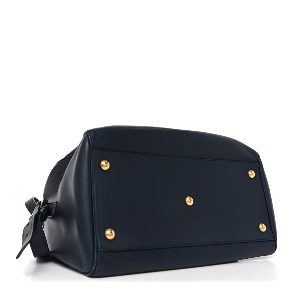 Calfskin Classic Duffle 6 Marine