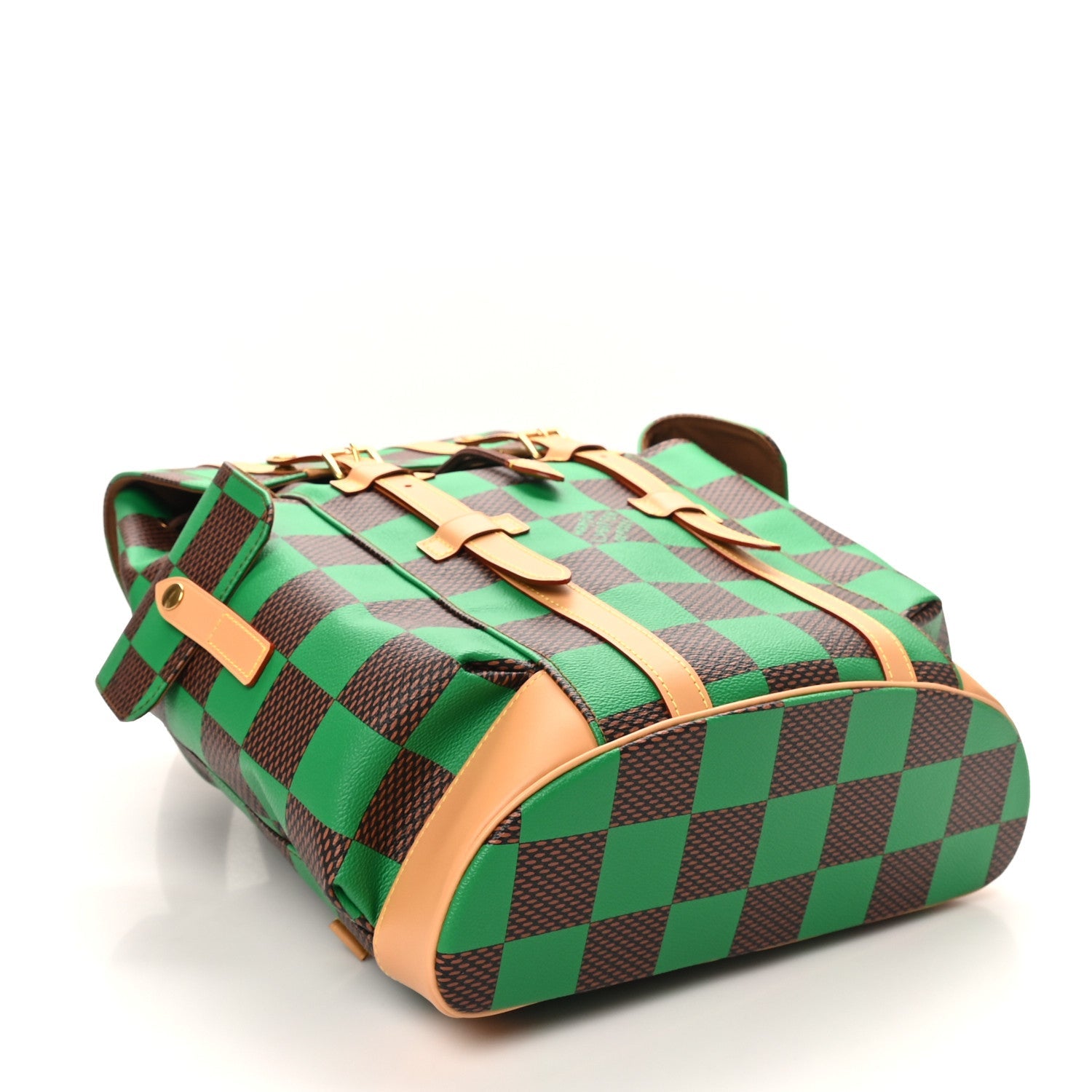 Damier Pop Christopher MM Backpack Green