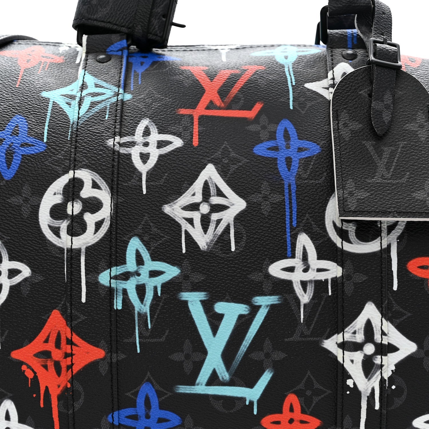 MONOGRAM ECLIPSE LV GRAFFITI KEEPALL BANDOULIERE 50 MULTICOLOR