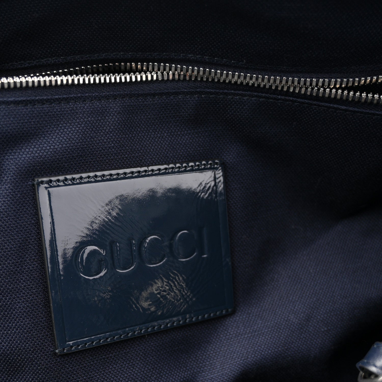 Denim Monogram Large Duffle Bag Deep Blue