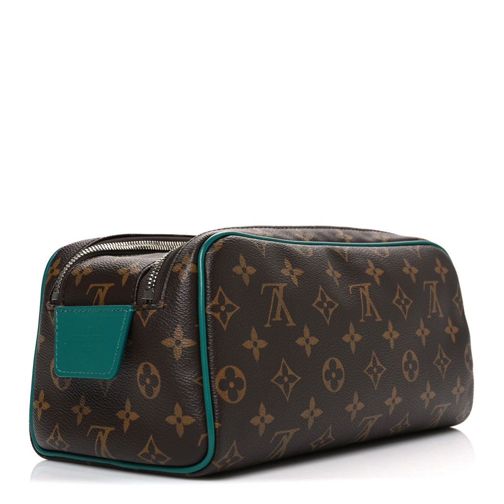 MONOGRAM DOPP KIT TOILET POUCH GREEN