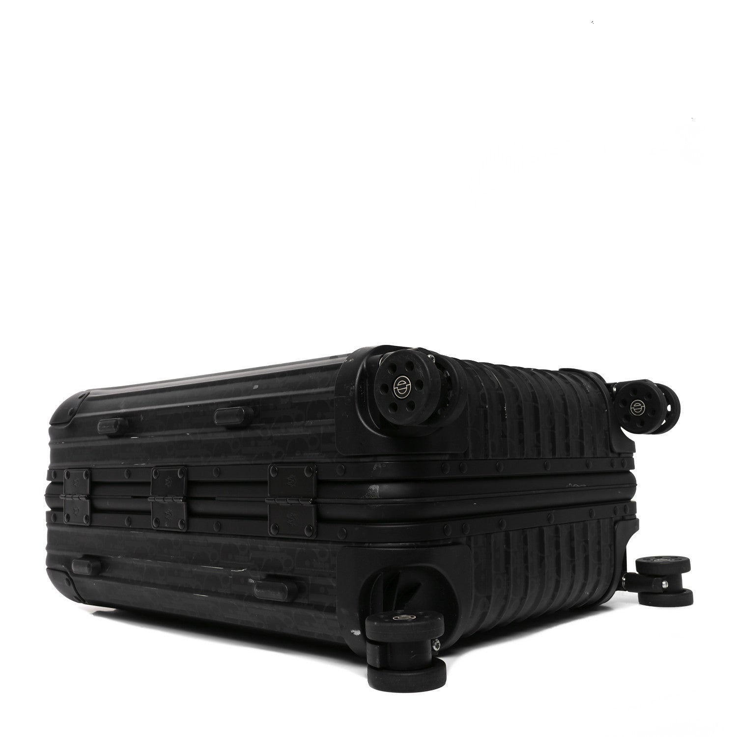 X RIMOWA Aluminum Gradient Original Cabin Luggage Black
