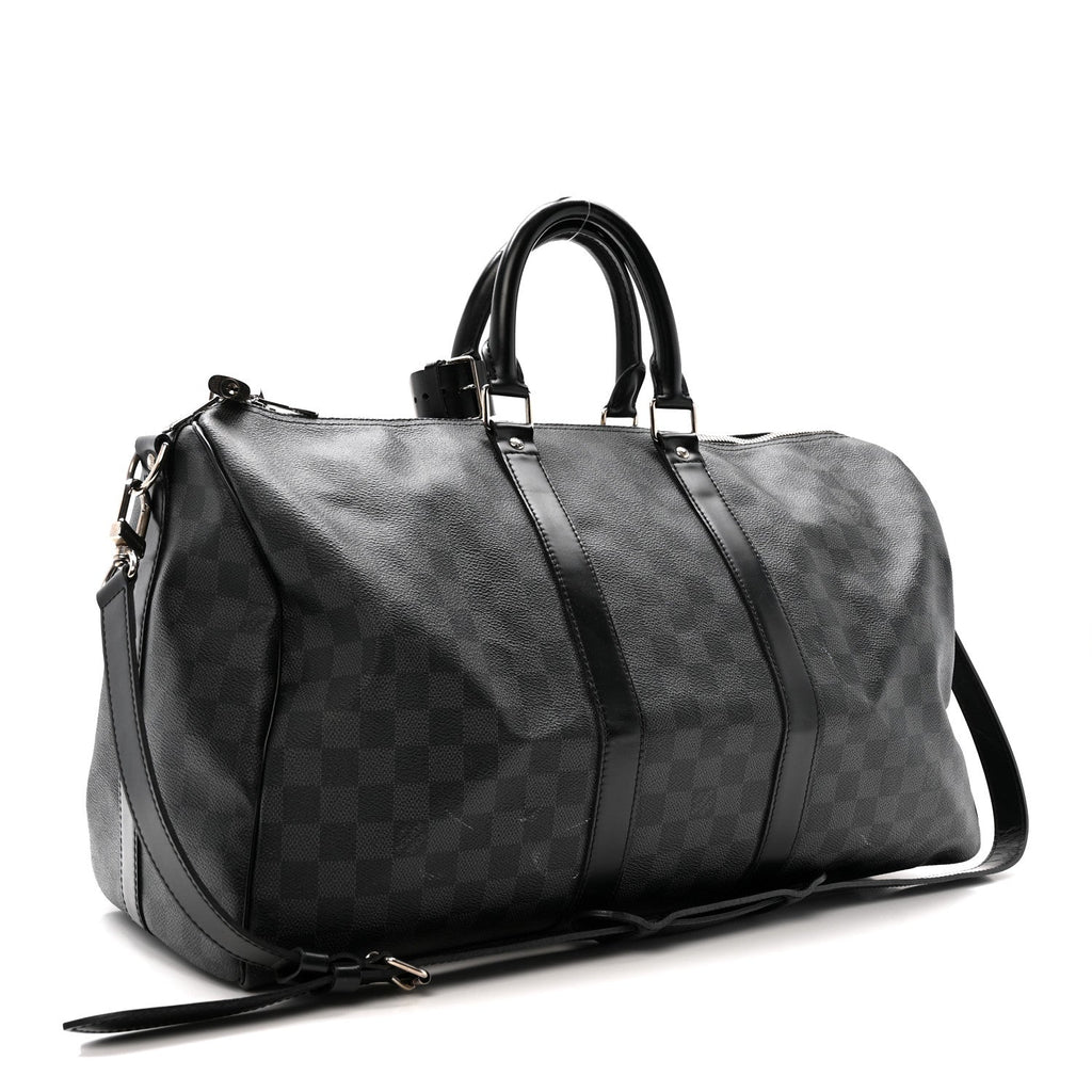 Damier Graphite Keepall Bandouliere 45
