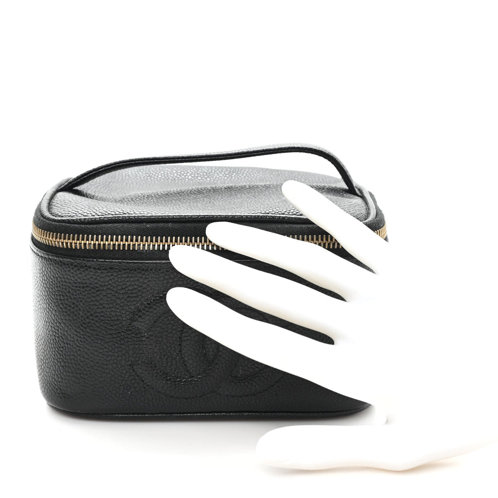 CAVIAR CC VANITY COSMETIC CASE BLACK