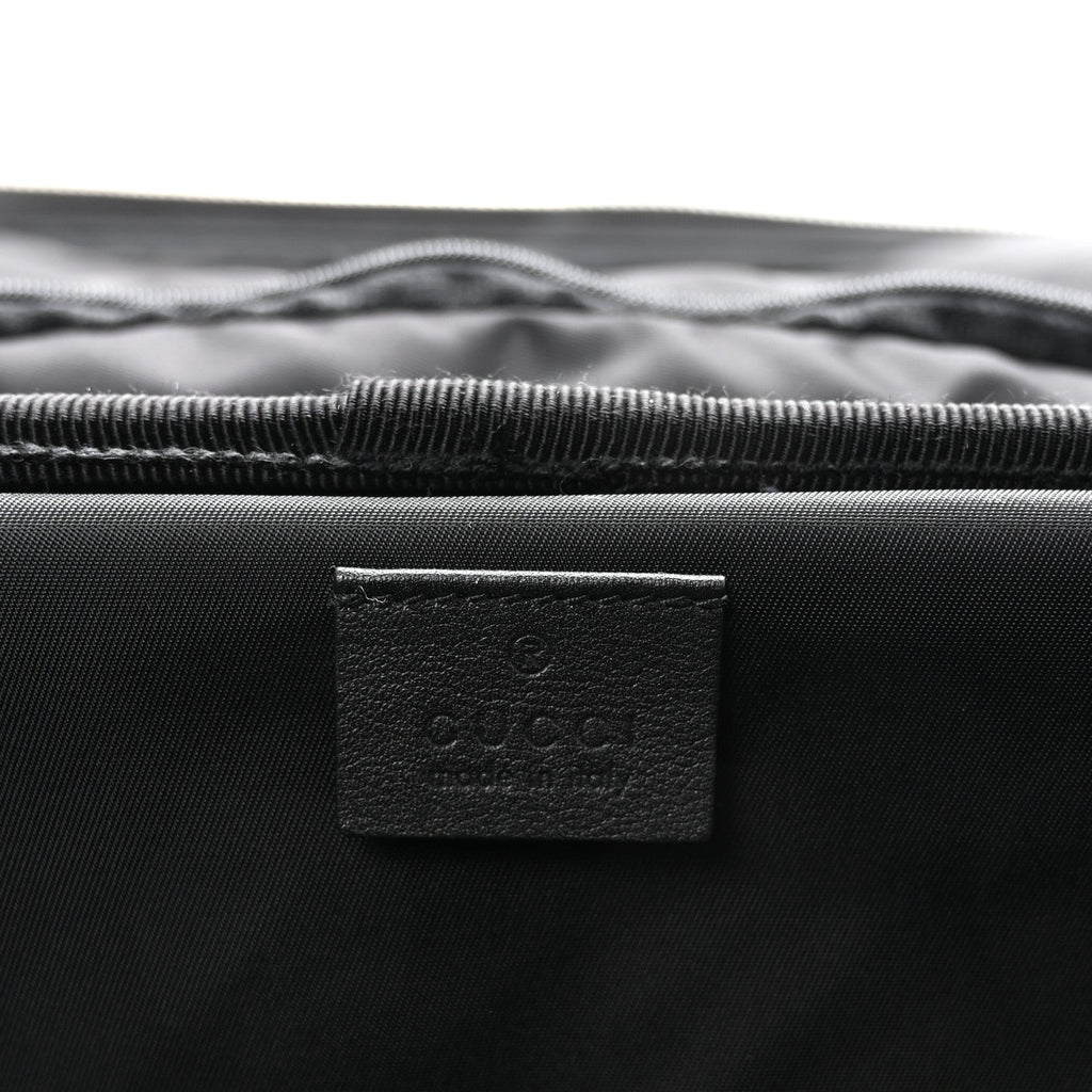 GG SUPREME MONOGRAM GRAN TURISMO SUITCASE BLACK GREY
