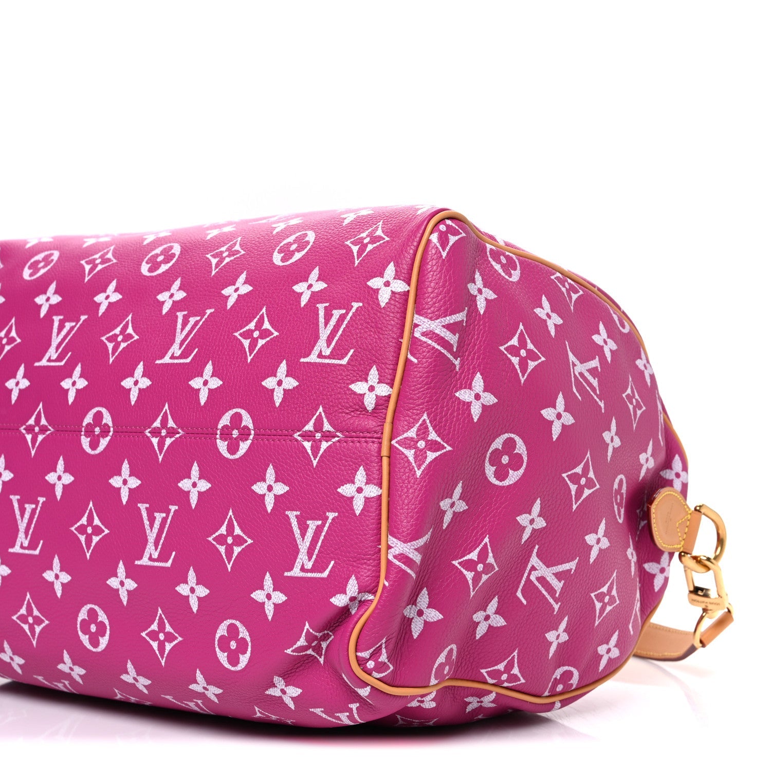 CALFSKIN MONOGRAM SPEEDY P9 BANDOULIERE 40 AGATE