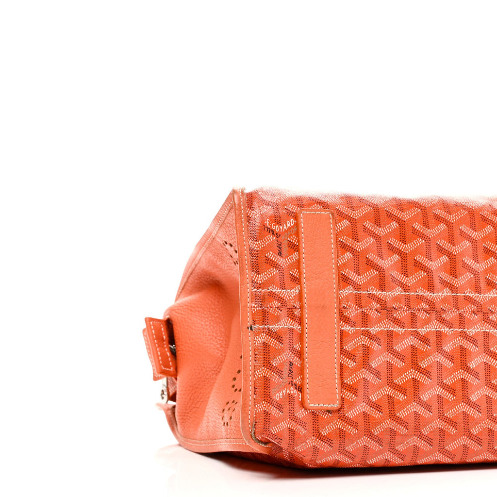 GOYARDINE SAC HARDY PET CARRIER PM ORANGE