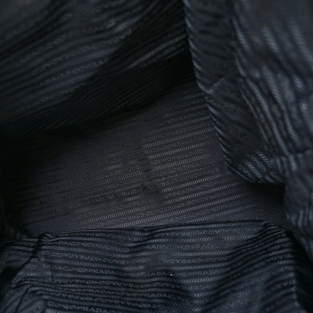 Re-Nylon Saffiano Duffle Bag Navy