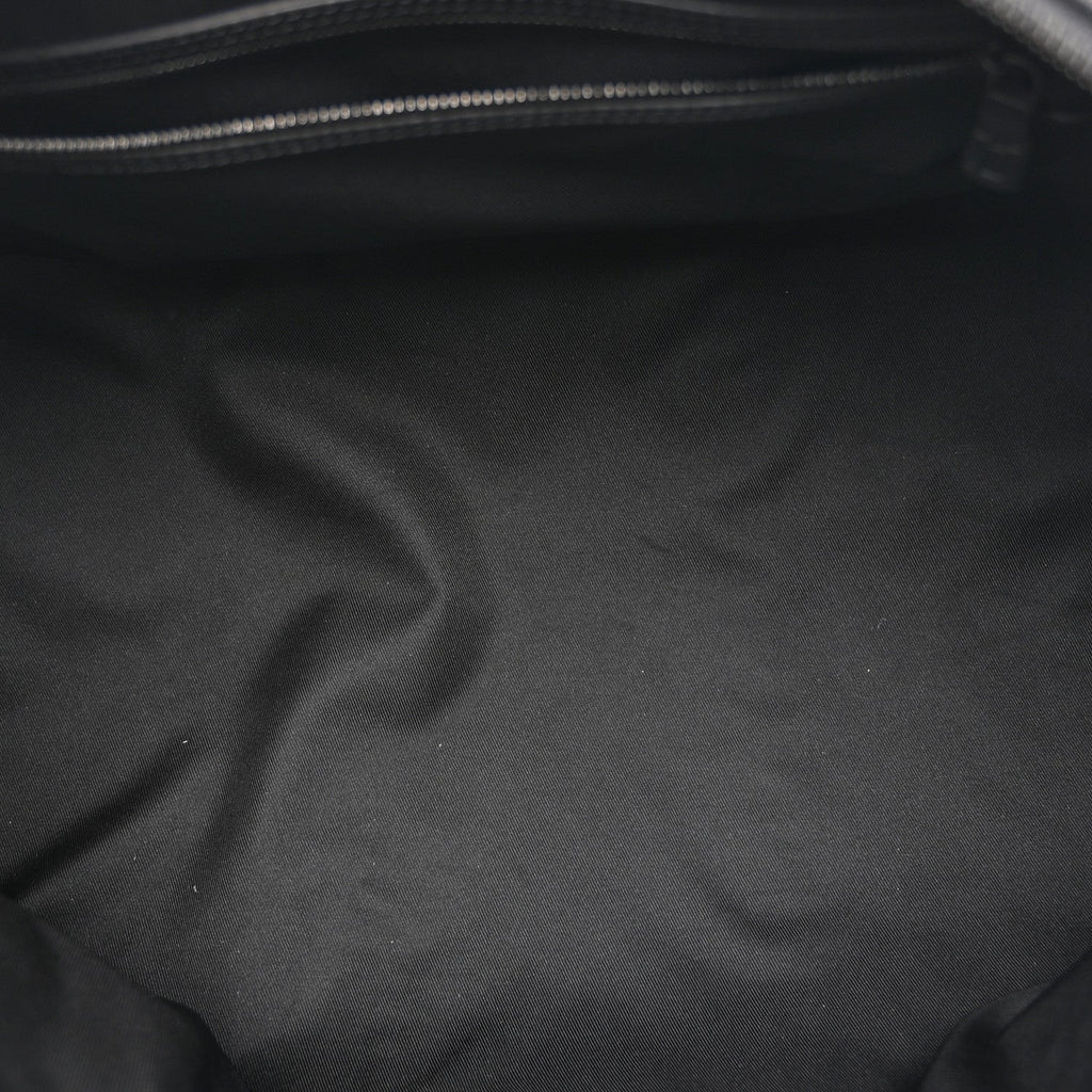 CALFSKIN SHADOW MONOGRAM KEEPALL BANDOULIERE 50 BLACK