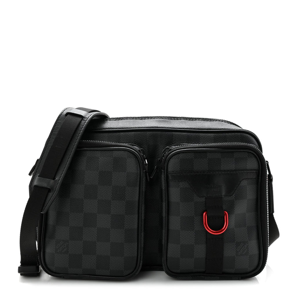 Damier Graphite Utility Messenger