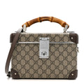 GG SUPREME MONOGRAM GLOBE-TROTTER BEAUTY CASE BROWN