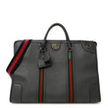 Koi Calfskin XL Bauletto Duffle Top Handle Bag Grey