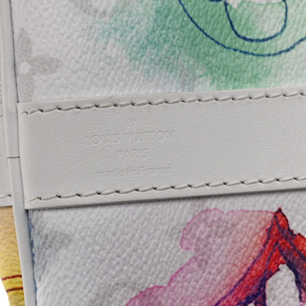 MONOGRAM WATERCOLOR KEEPALL BANDOULIERE 50 MULTICOLOR