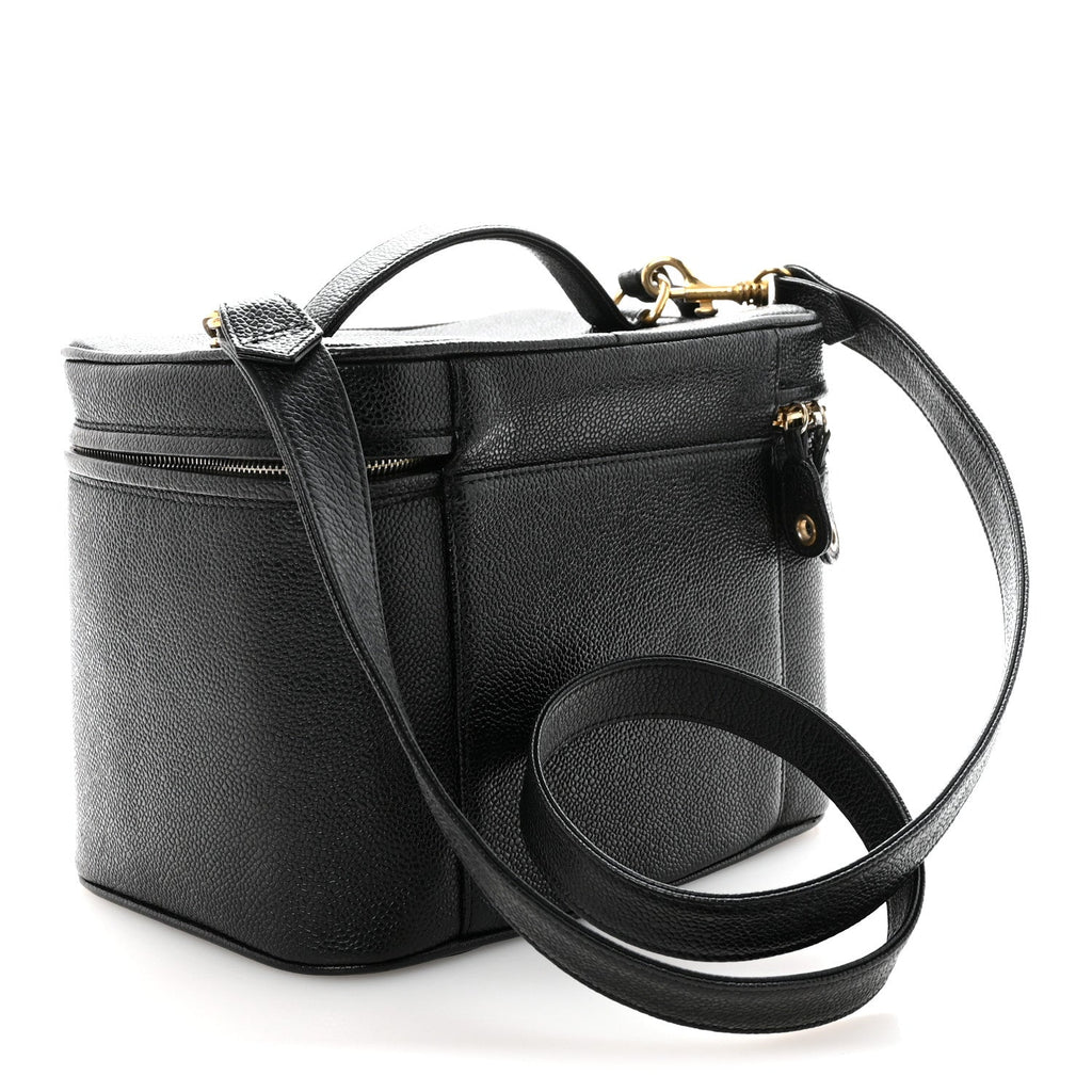 CAVIAR CC VANITY TRAIN CASE BLACK