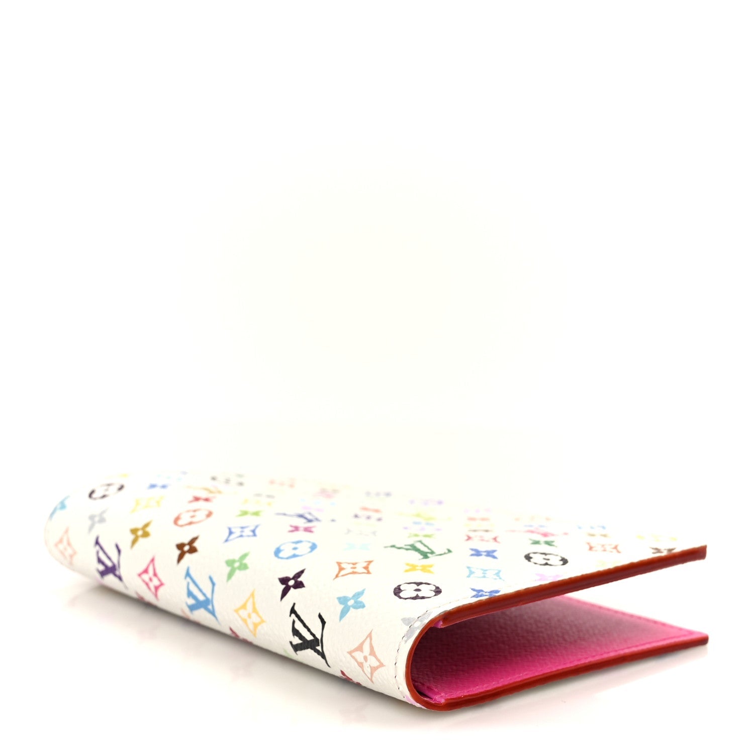 LV X TM Monogram Multicolor Passport Cover White
