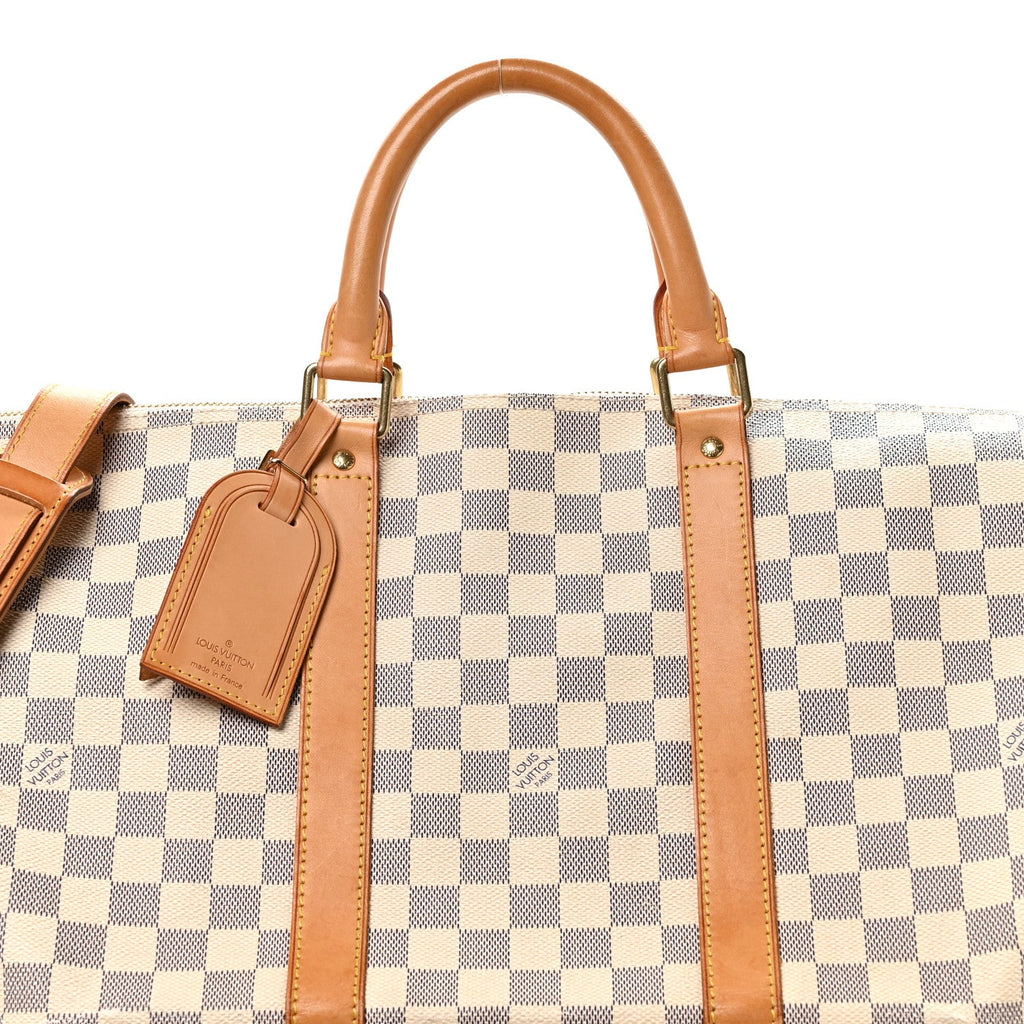 DAMIER AZUR KEEPALL BANDOULIERE 55