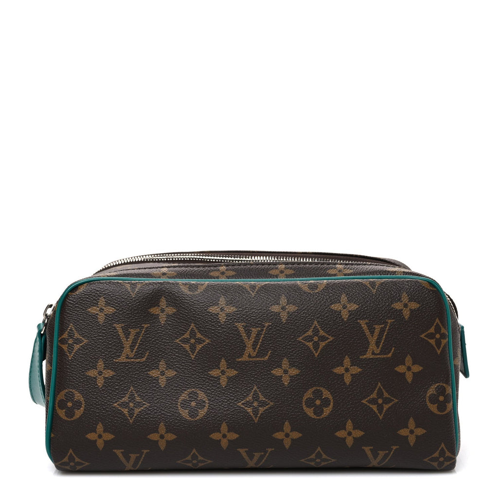 MONOGRAM DOPP KIT TOILET POUCH GREEN