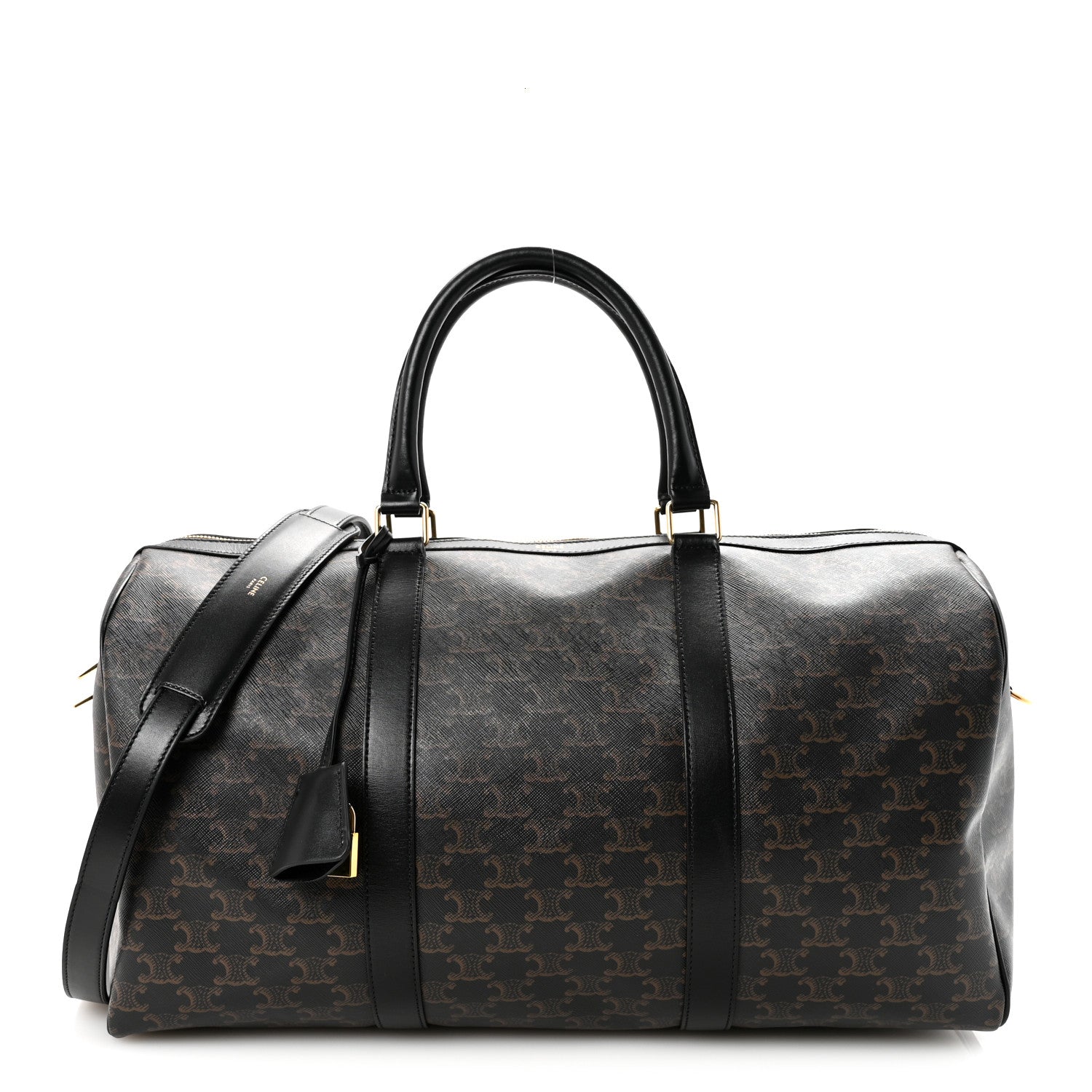Triomphe Canvas Medium Voyage Duffle Black