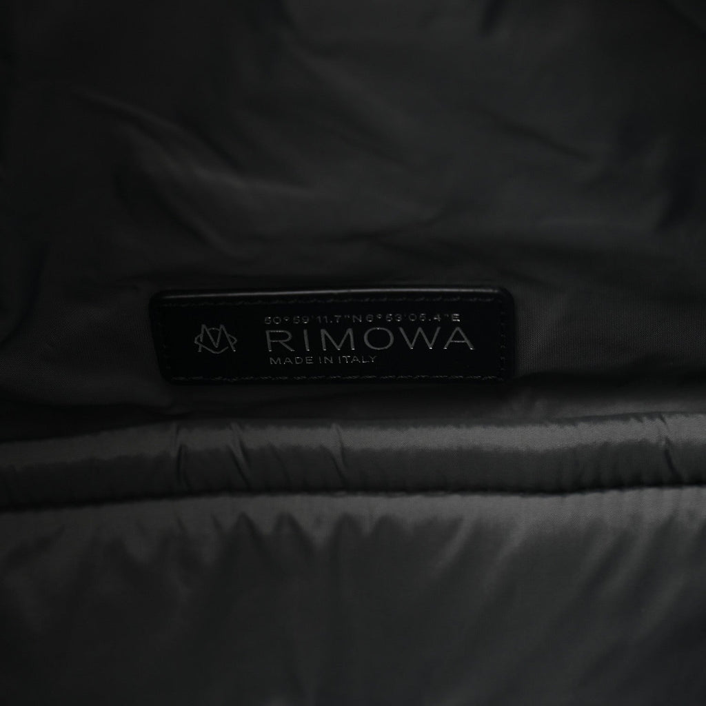 NYLON SIGNATURE DUFFLE  BLACK