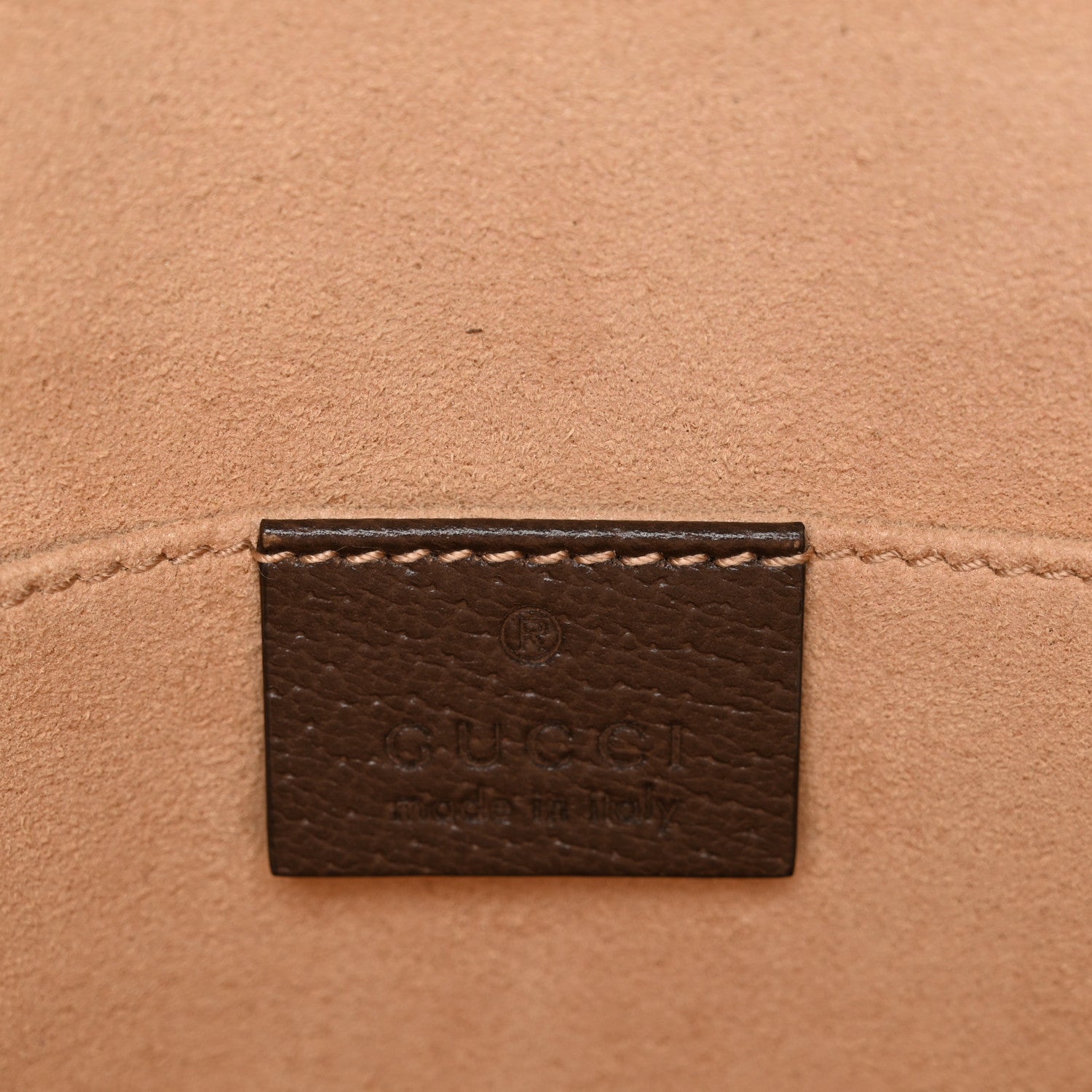GG Supreme Monogram Web Ophidia Pouch Brown