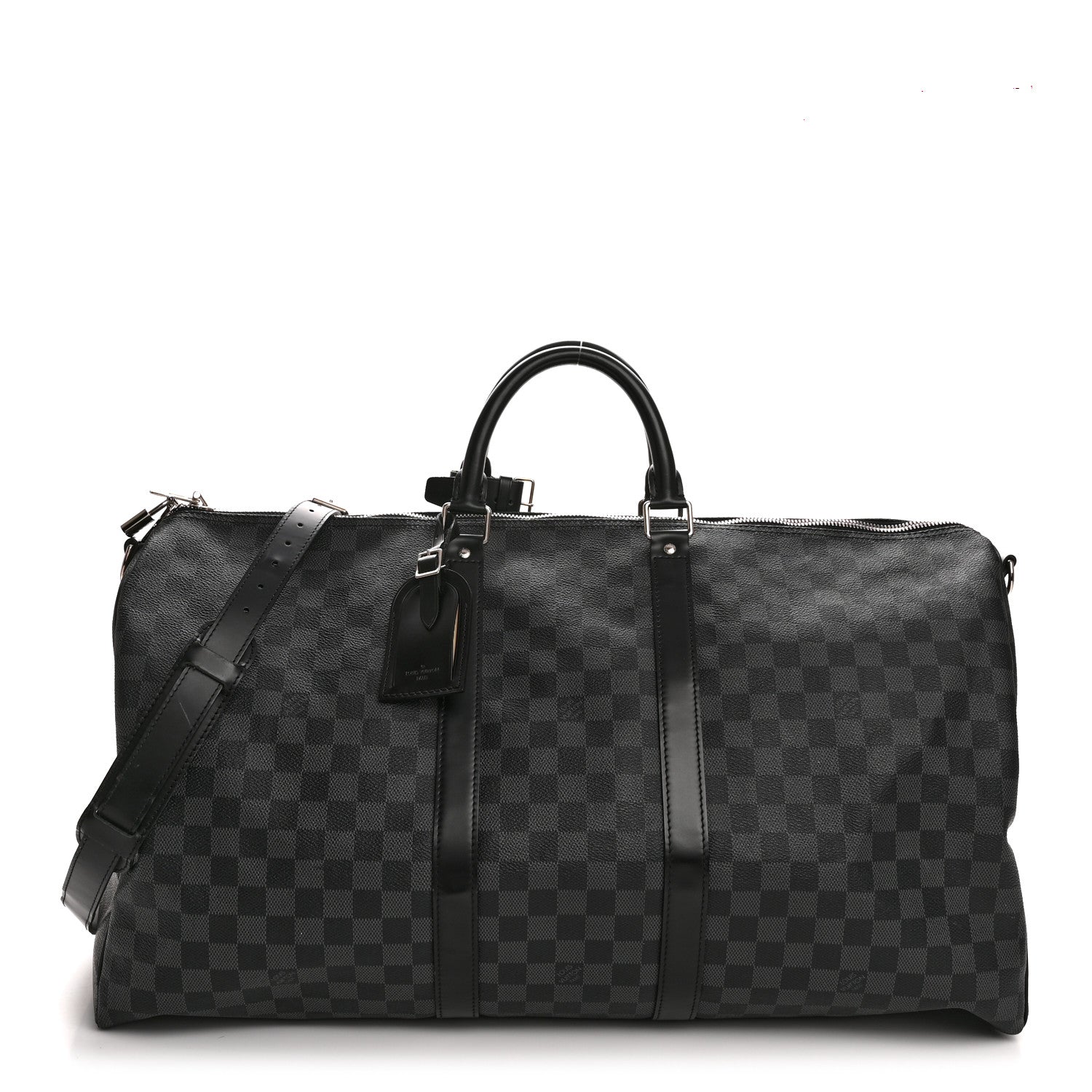Damier Graphite Keepall Bandouliere 55
