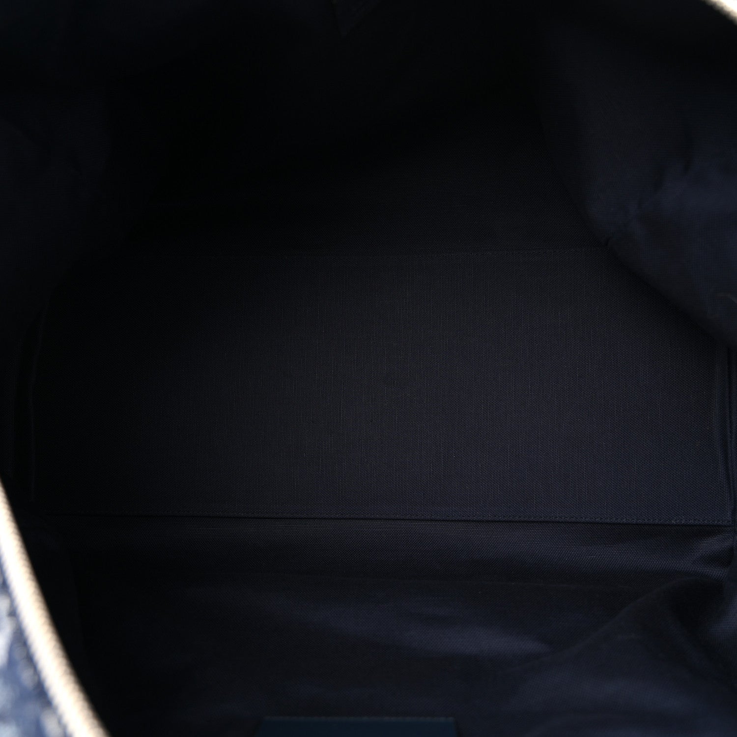 Denim Monogram Large Duffle Bag Deep Blue