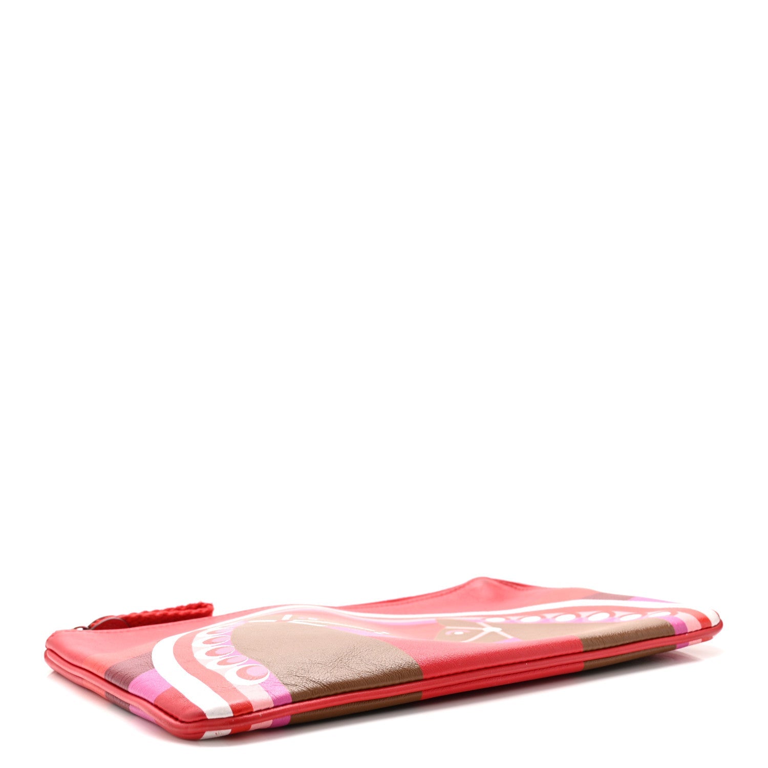 Swift Printed Rainbow Love Carre Long Pocket Pouch Rouge Coeur Alezan