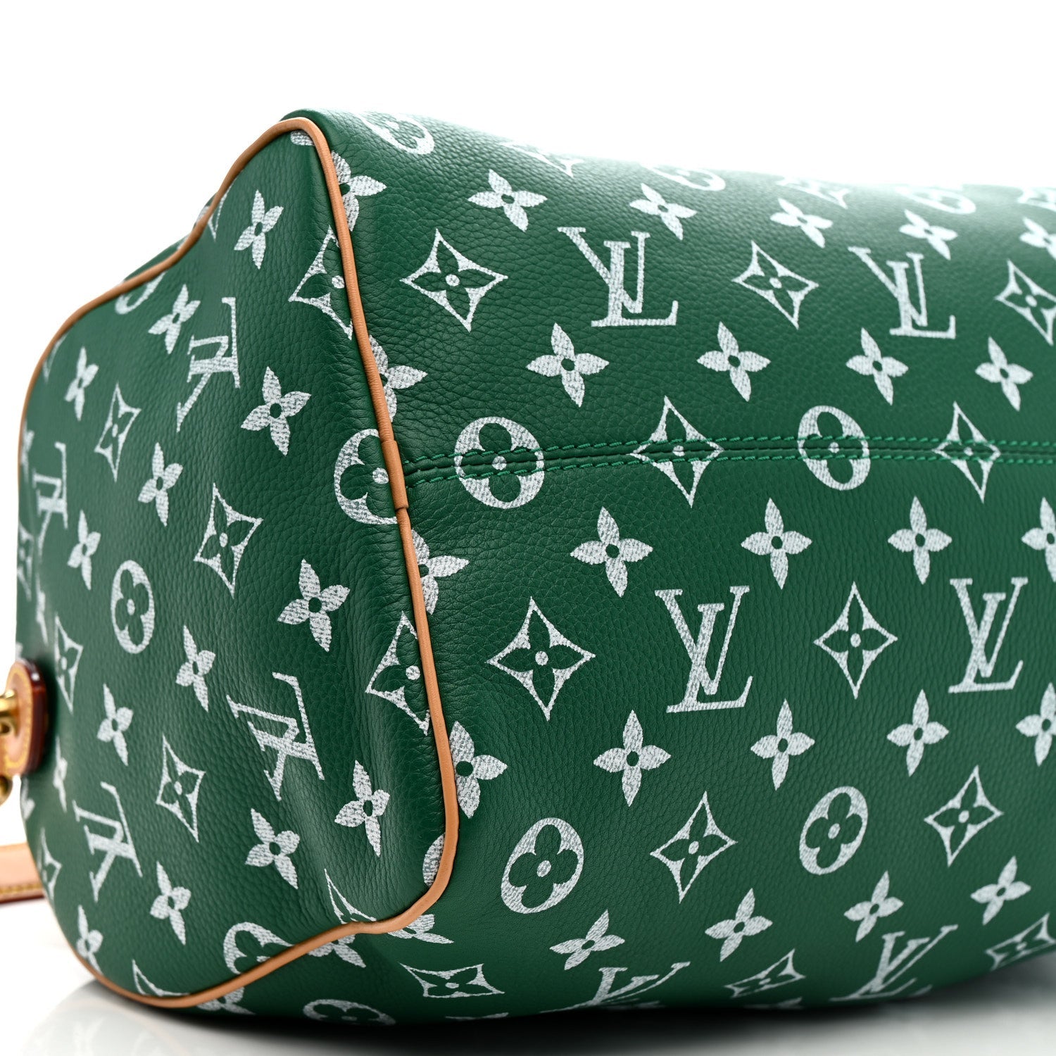 Calfskin Monogram Speedy P9 Bandouliere 30 Green