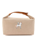 CANVAS LARGE BRIDE-A-BRAC CABRIOLE CASE BISCUIT