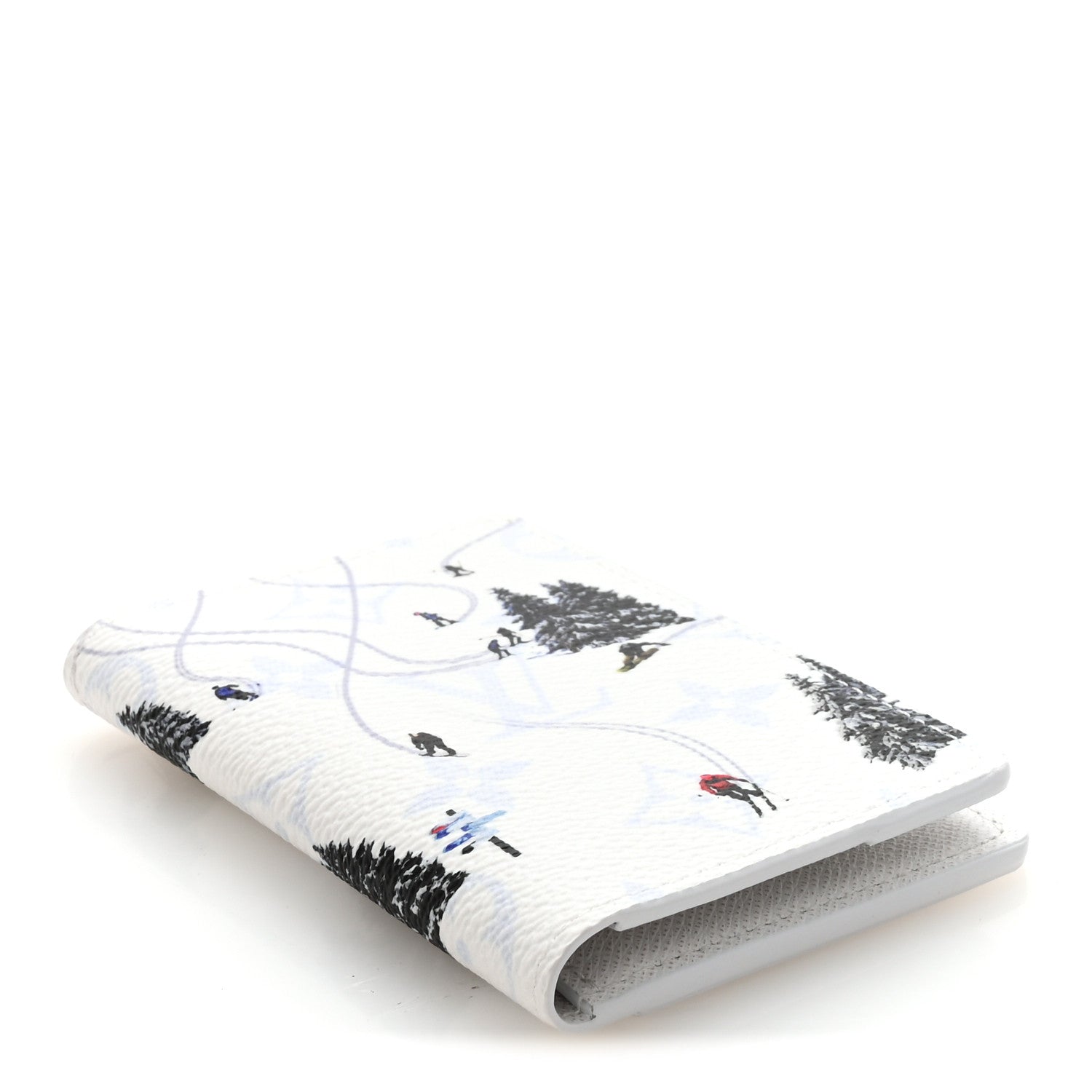 MONOGRAM SPORTS PASSPORT COVER SKI WHITE