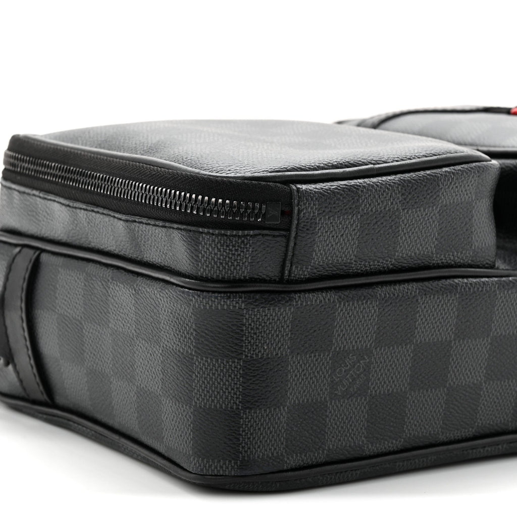 Damier Graphite Utility Messenger
