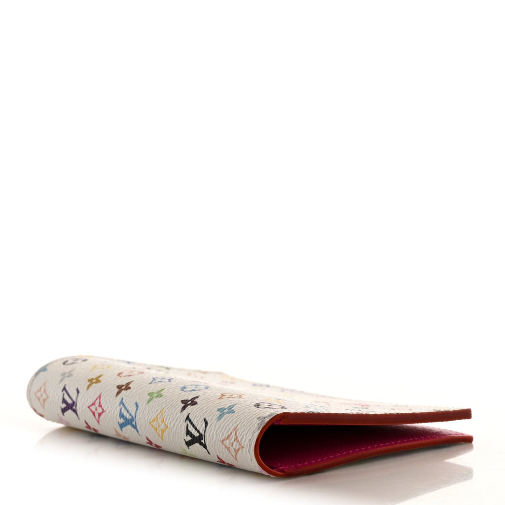 LV X TM Monogram Multicolor Passport Cover White