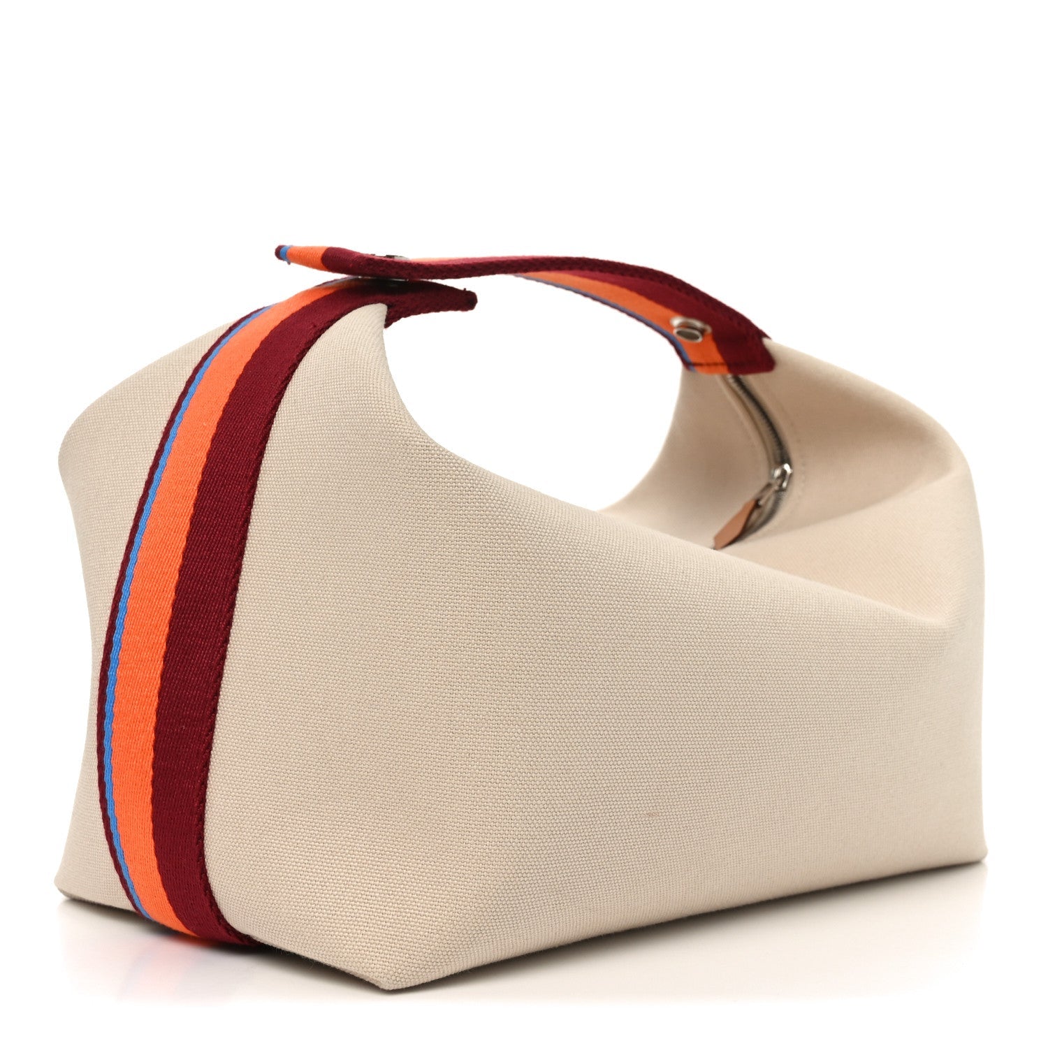Canvas Large Bride-A-Brac Pavillon Pouch Natural Multicolor