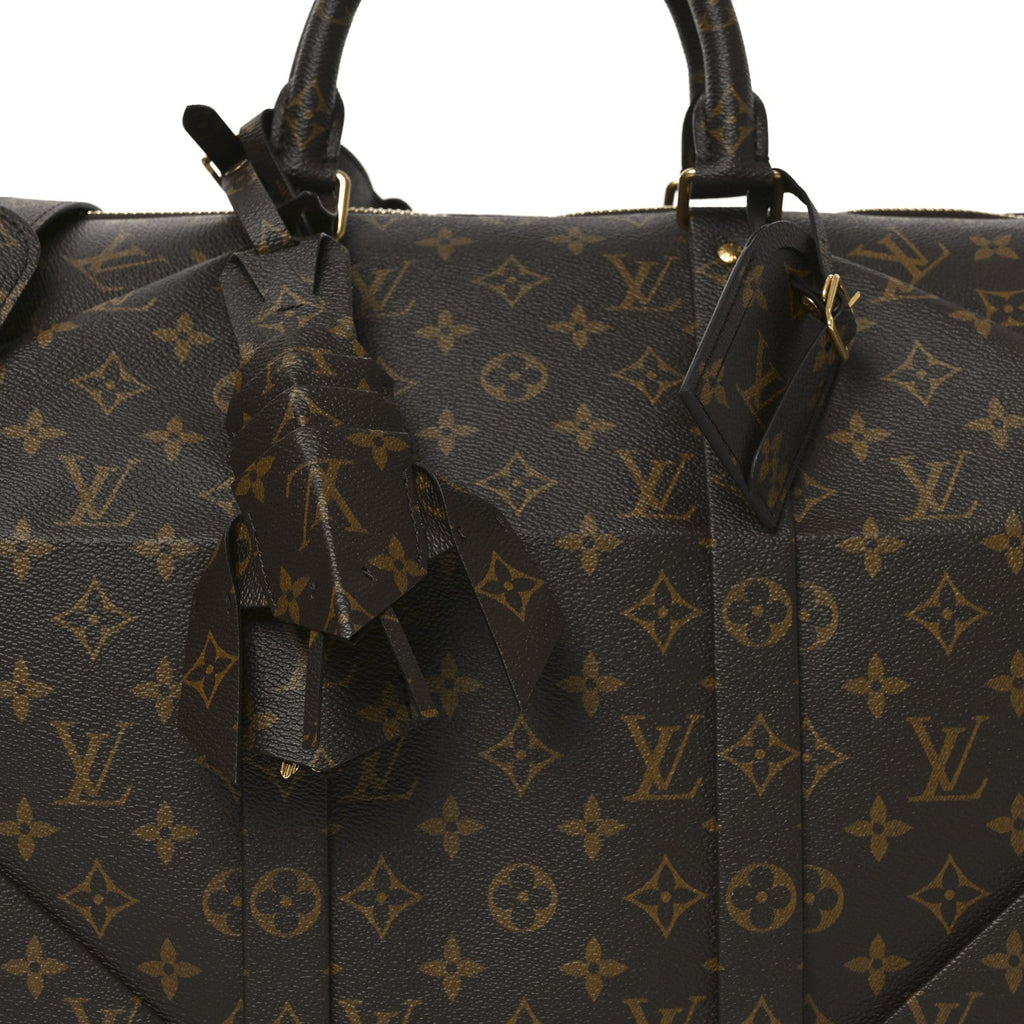 X NIGO MONOGRAM AUTRES CUIRS KEEPALL BANDOULIERE 50