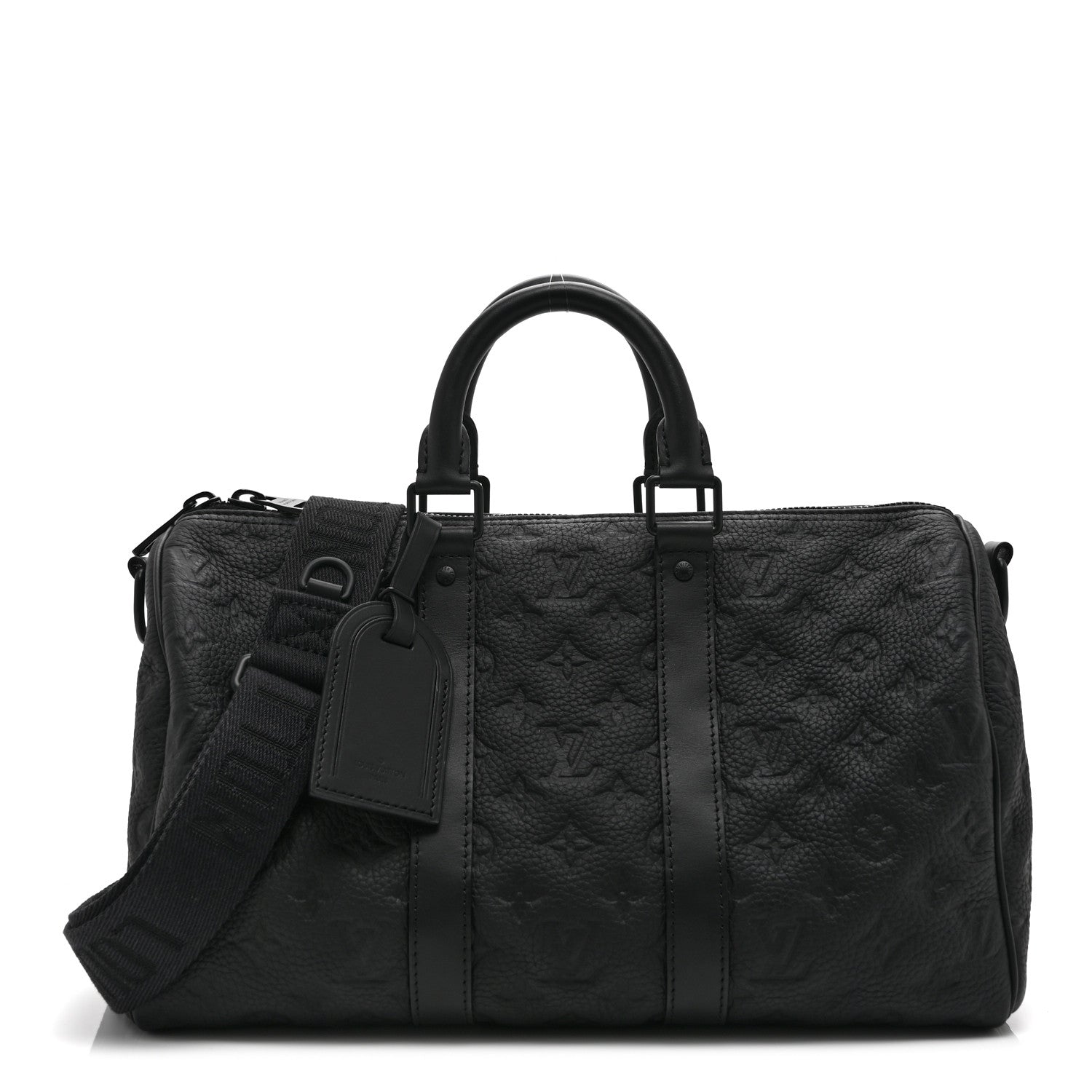 MONOGRAM TAURILLON KEEPALL BANDOULIERE 35 BLACK