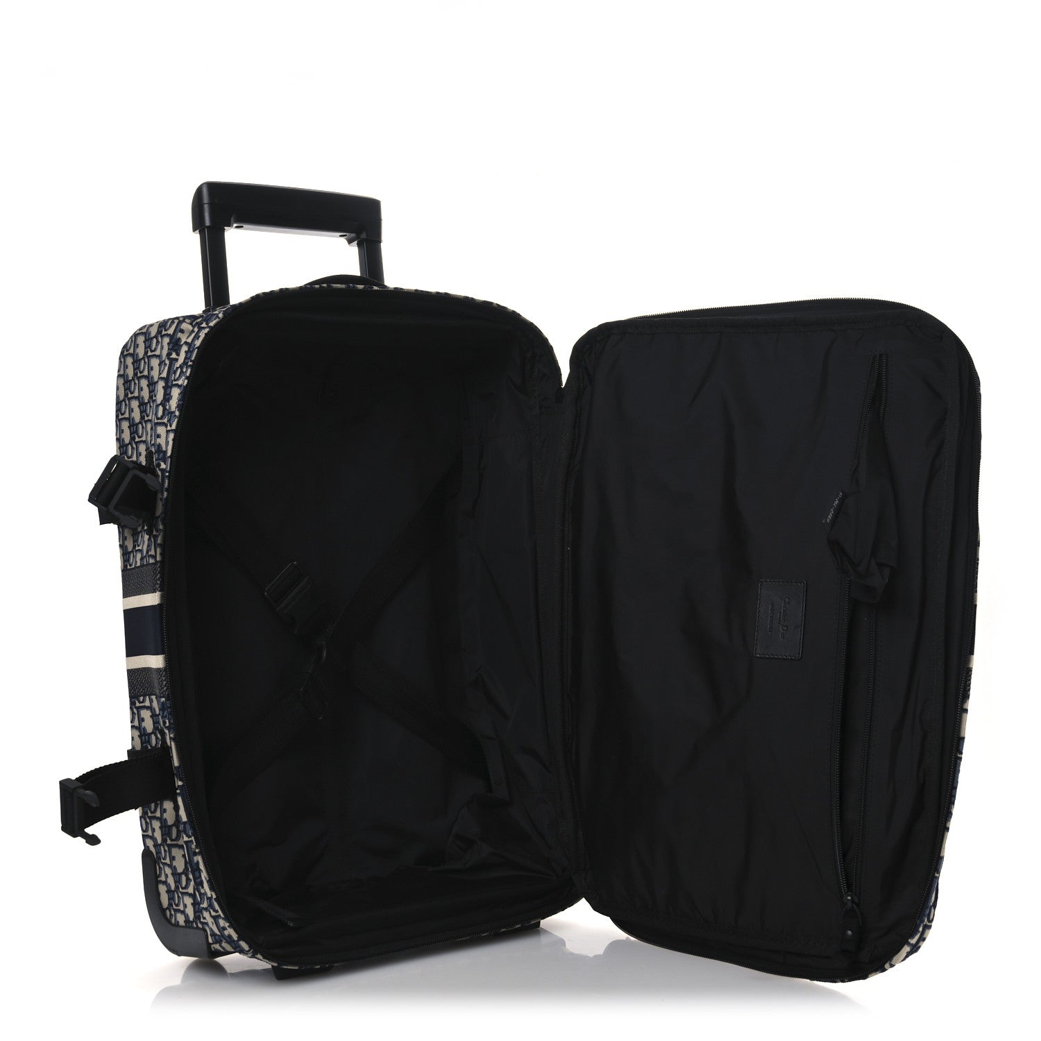 Oblique Small Diortravel Suitcase Blue