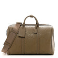 Piuma Calfskin Jumbo GG Embossed Large Duffle Bag Good Taupe